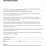 Client Consent Form For Massage Therapy