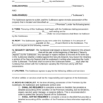 Landlord Consent To Sublease Form