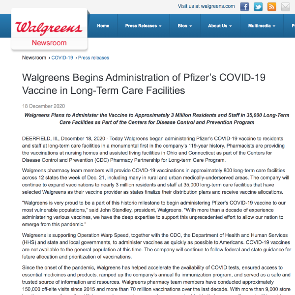 Walgreens Covid 19 Vaccine Consent Form