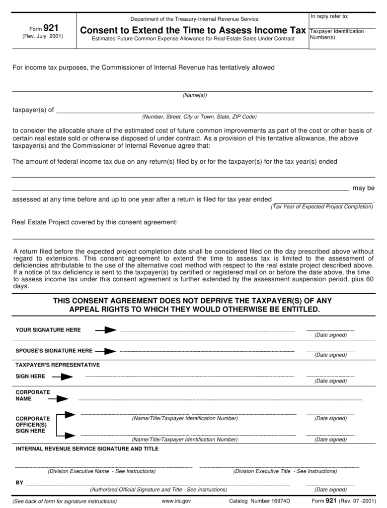 Irs Consent Form