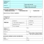 Landlord Consent To Sublease Form