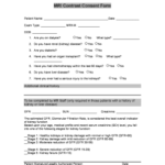 Contrast Consent Form