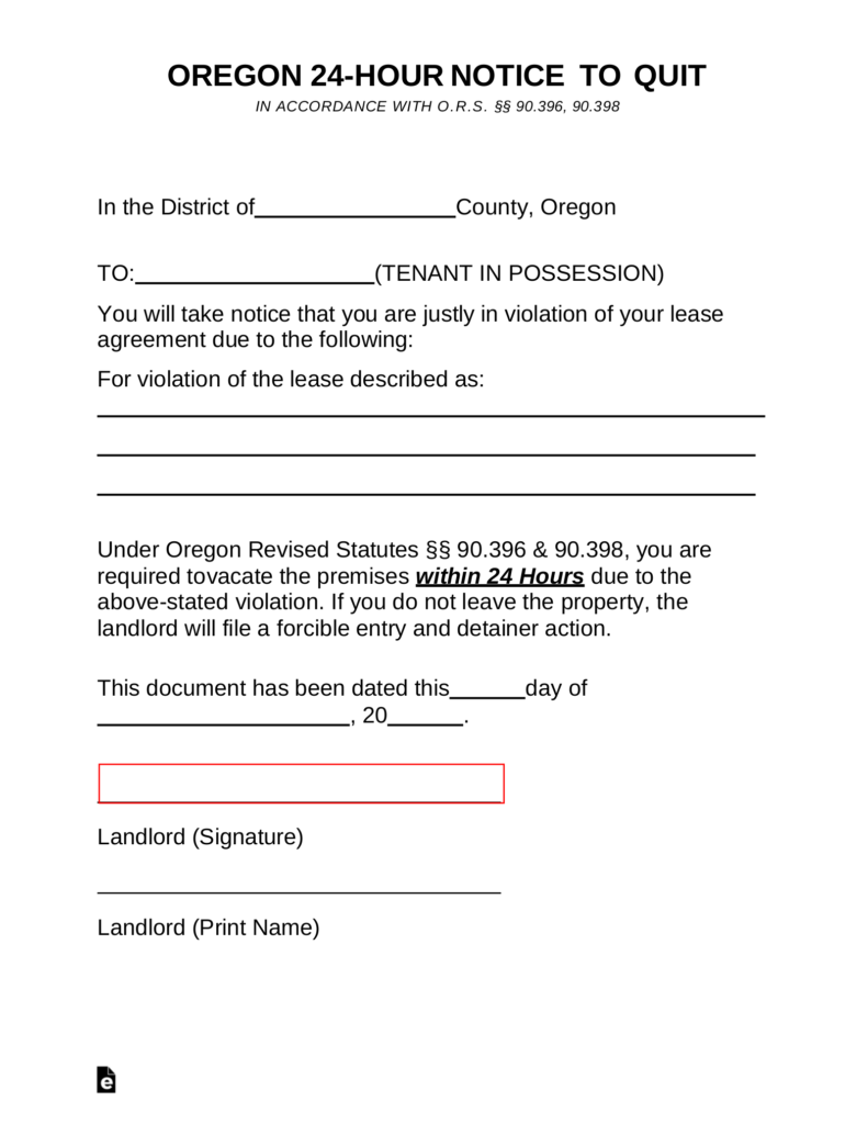 24 Hour Consent Form