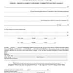 Child Travel Consent Form With One Parent