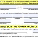 Form Ds-3053 Statement Of Consent From The Non-applying Parent/guardian