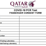 Covid-19 Pcr Test Passenger Consent Form Qatar Airways