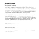 Consent Form For Mentoring Program