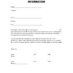Consent Release Of Information Authorization Form