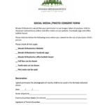 Consent Form For Pictures On Social Media