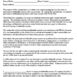 Telehealth Counseling Consent Form