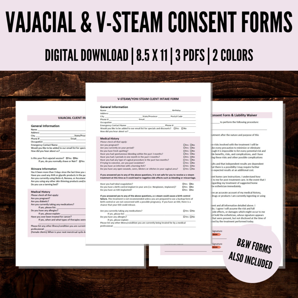 V Steam Consent Form